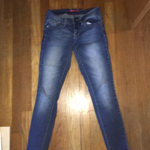 YMI blue skinny jeans size 5 - Picture 4 of 5